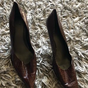 Burgundy Nine West Heels